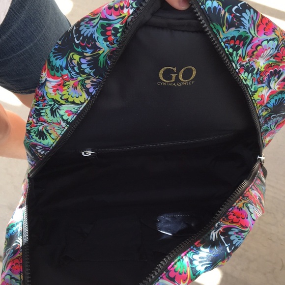 NWT Cynthia Rowley Multi Color Backpack - Picture 2 of 3